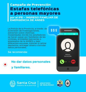 Recomendaciones ante intentos de estafas telefónicas