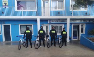 Policía de Santa Cruz realizó importante dispositivo de seguridad en la Noche de las bicicletas 2022