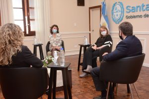 La Gobernadora se reunió con el vicepresidente de la empresa Cerro Vanguardia
