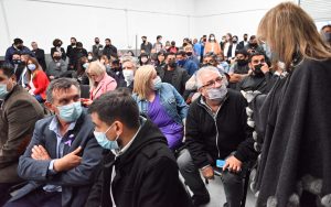 Alicia acompañó la presentación de las unidades de transporte público en Río Gallegos