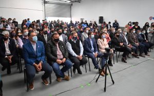 Alicia acompañó la presentación de las unidades de transporte público en Río Gallegos