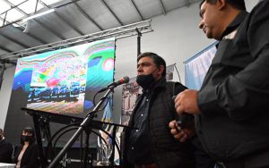 Alicia acompañó la presentación de las unidades de transporte público en Río Gallegos