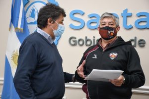 Alicia recibió a integrantes del Club de Básquetbol San Miguel de Río Gallegos
