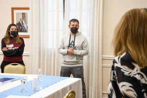 Alicia recibió a integrantes del Club de Básquetbol San Miguel de Río Gallegos