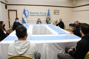 Alicia recibió a integrantes del Club de Básquetbol San Miguel de Río Gallegos