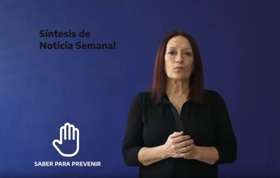 Hoy se emite un nuevo resumen de noticias en Lenguaje de Señas