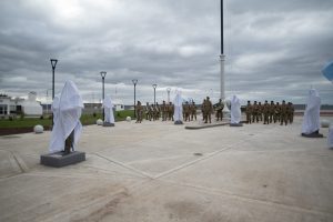 Autoridades Provinciales participaron de la inauguración del Paseo de los Presidentes de la Democracia en Río Gallegos
