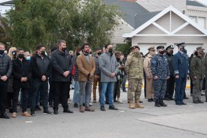 Autoridades Provinciales participaron de la inauguración del Paseo de los Presidentes de la Democracia en Río Gallegos