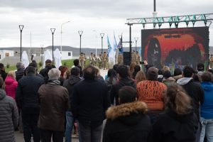 Autoridades Provinciales participaron de la inauguración del Paseo de los Presidentes de la Democracia en Río Gallegos