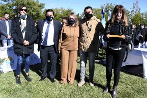Alicia encabezó el acto aniversario por los 100 años de Gobernador Gregores