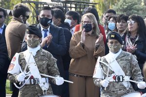 Alicia encabezó el acto aniversario por los 100 años de Gobernador Gregores