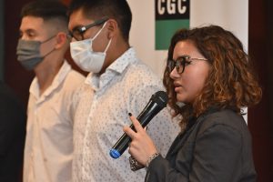Alicia participó del cierre de pasantías para estudiantes de escuelas técnicas junto a CGC