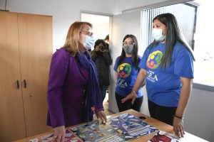Alicia encabezó la inauguración del edificio de la fundación TEA en Río Gallegos