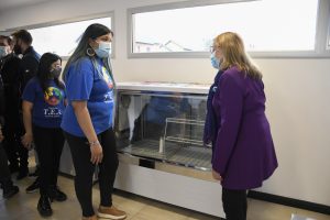 Alicia encabezó la inauguración del edificio de la fundación TEA en Río Gallegos