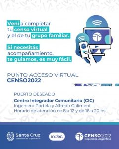 Censo 2022: Puntos de Acceso Virtuales vigentes en distintas localidades