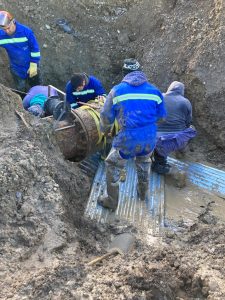 Servicios Públicos avanza en la reparación del acueducto de Palermo Aike- Río Gallegos