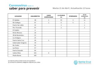 Saber para prevenir | Martes 21de abril | Actualización 12 horas