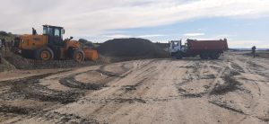 Comenzaron las obras sobre la autovía Caleta Olivia- Comodoro Rivadavia