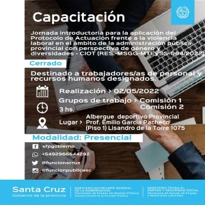 Se realizó la Jornada para la aplicación del Protocolo frente a la violencia laboral