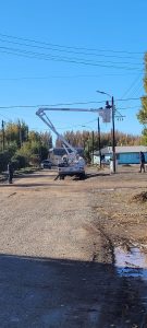 Servicios Públicos lleva adelante distintas acciones en las localidades de Santa Cruz