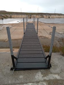 Servicios Públicos recorrió avance de nuevas obras en Puerto Deseado