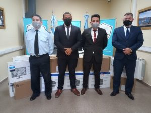 Seguridad entregó equipamiento para fortalecer al Servicio Penitenciario de Santa Cruz