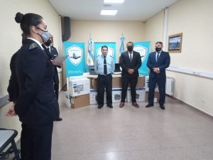 Seguridad entregó equipamiento para fortalecer al Servicio Penitenciario de Santa Cruz
