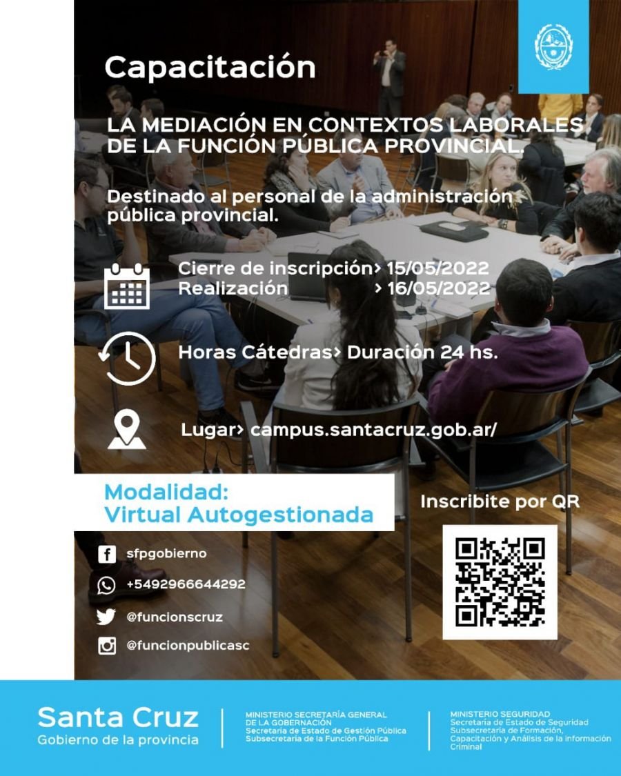 Nueva edición de la capacitación sobre Mediación en contextos laborales