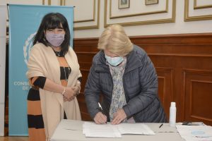 El Gobierno firmó convenios de colaboración mutua con instituciones deportivas, sociales y culturales