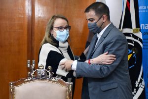 Alicia se reunió con autoridades de ENARSA en Casa de Gobierno