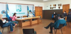 Intensa agenda del Gobierno Provincial en Puerto Deseado