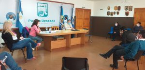 Intensa agenda del Gobierno Provincial en Puerto Deseado