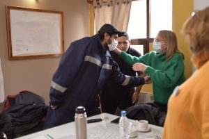 Alicia se reunió con representantes de trabajadores de YCRT