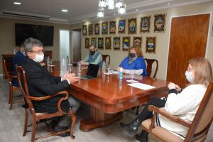 Alicia se reunió con Autoridades Nacionales de Conectividad en Casa de Gobierno